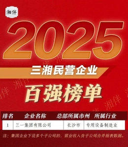 唯一營收資產均超千億！三一連續(xù)五年蟬聯(lián)榜首