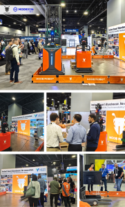 木蟻機(jī)器人亮相美國(guó)MODEX國(guó)際物流展，攜新一代美標(biāo)無(wú)人叉車(chē)F4Pro閃亮登場(chǎng)