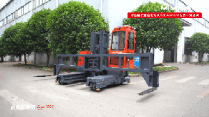 創(chuàng)新驅動 高效載運 I MiMA米瑪寬貨叉架定制全向叉車，以四貨叉重構超長軟硬物料高效搬運新標準！