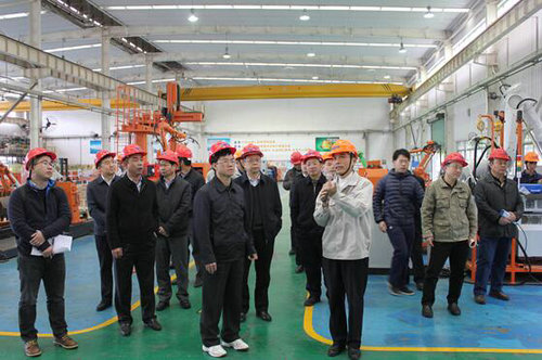 廈門市市長裴金佳蒞臨思爾特機器人調研指導