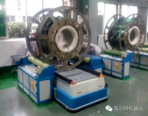 思爾特AGV機器人在中國中車股份有限公司子公司正式投產使用