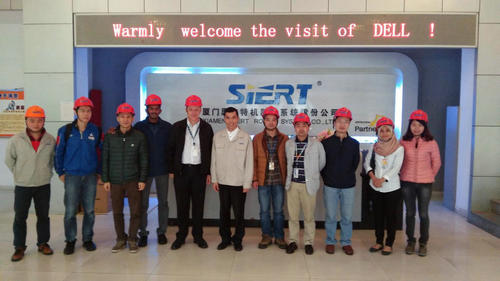 戴爾公司聯(lián)合考察團參觀思爾特機器人
