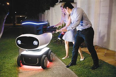 澳大利亞推出全球首款送外賣機(jī)器人