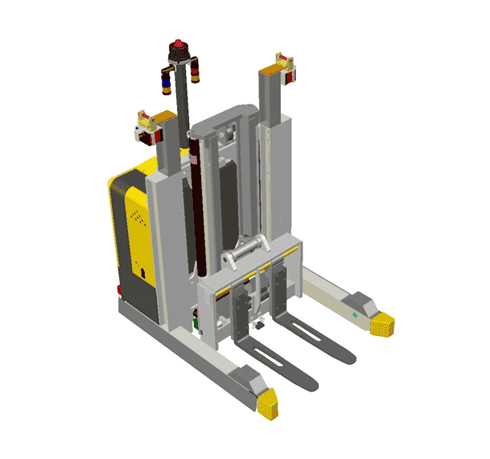 Elettric80：寬腿式激光導引車Straddle vehicles Forks LGV