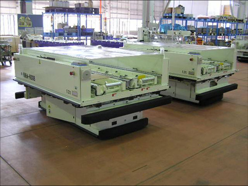 廣州遠(yuǎn)能:鏈帶型移載小車 AGV--LD-M5