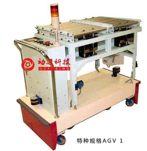 廣州動(dòng)進(jìn)SMT廠物料AGV搬運(yùn)車