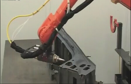 廣東力生汽車配件激光切割機器人 ABBIRB1410等離子切割機器人