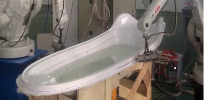 廣東力生浴缸切割機(jī)器人